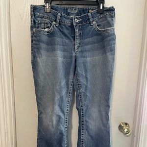 Silver Suki Scroll Bootcut Jeans